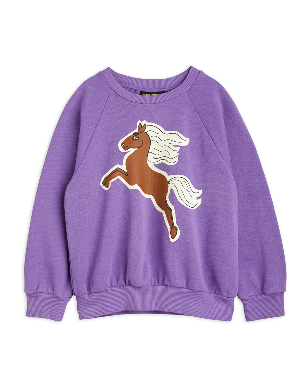 [MINIRODINI]Horses sp sweatshirt /Purple