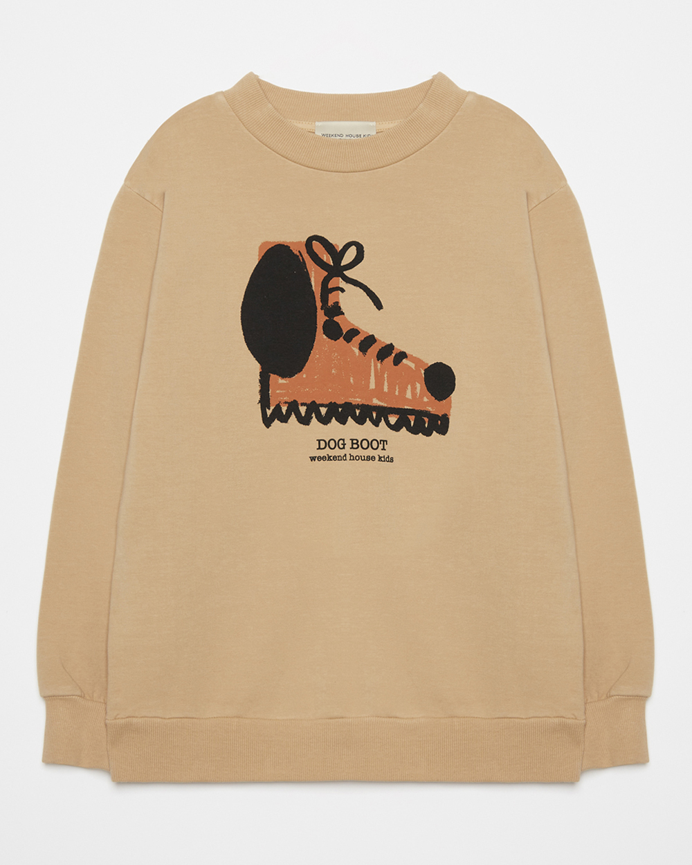 [WEEKEND HOUSE KIDS]Dog boots sweatshirt /Dog boots sweatshirt