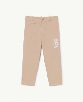 [TAO] F21123_011_FN /Soft Pink Logo Camel Kids Trousers [4Y, 6Y, 12Y]