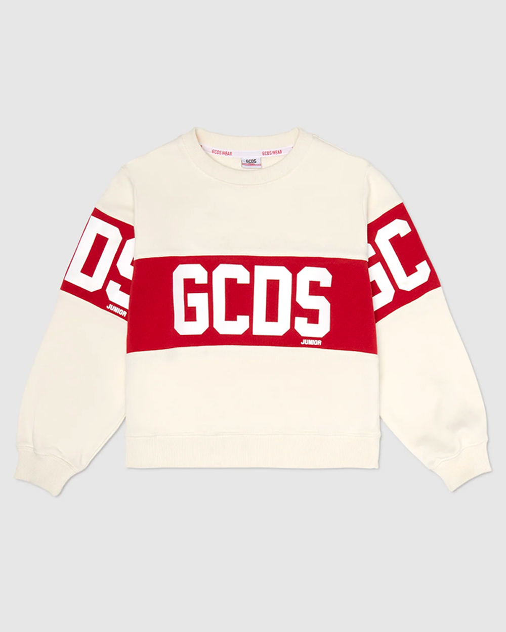 [GCDS] Sweatshirt - White cap gray [6Y, 8Y]