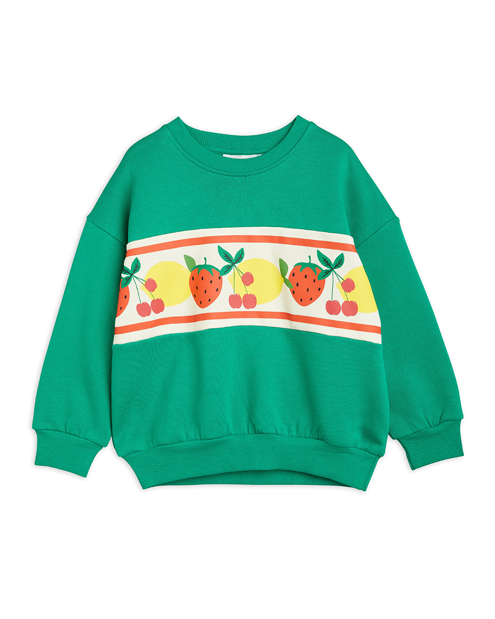 [MINIRODINI] Fruits border sweatshirt [116/122]